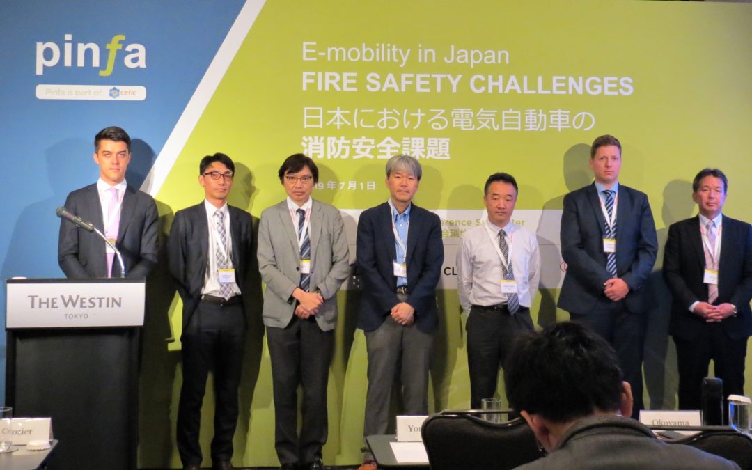 Pinfa Electromobility & Fire Safety Challenges workshop – Japanese edition