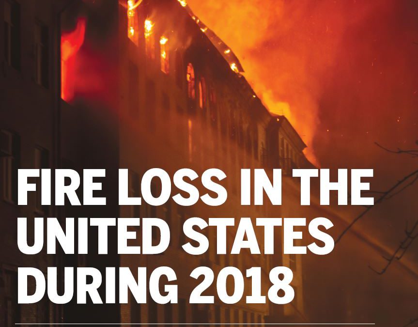 Fire losses in the USA in 2018