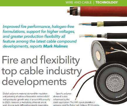 Fire safety shapes cable industry future