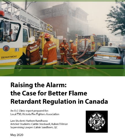 Canada firefighters call to ban halogen FRs