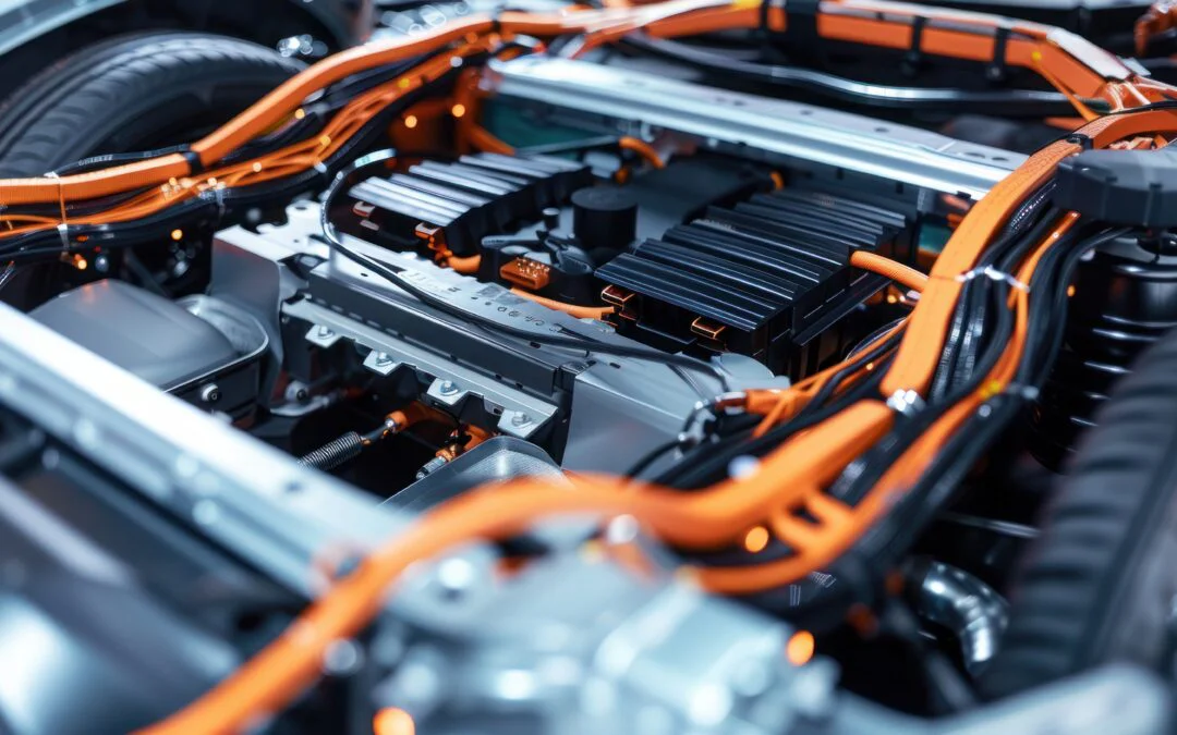 Full-scale fire test of EV battery