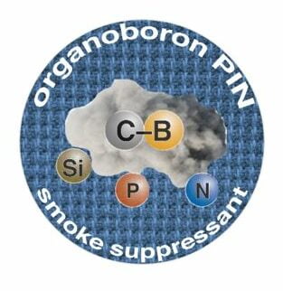 Organoboron smoke suppressing PIN FRs