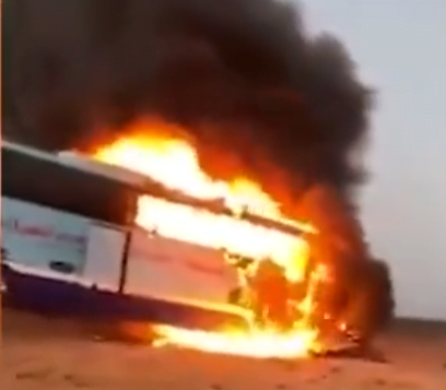 Ten die in Egypt tourist coach crash fire