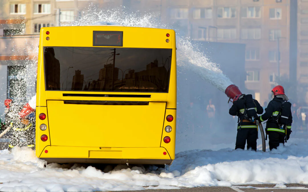 Bus fire kills 18