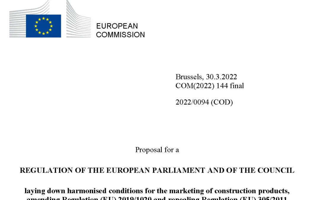 Proposed regulatory text for update of CPR