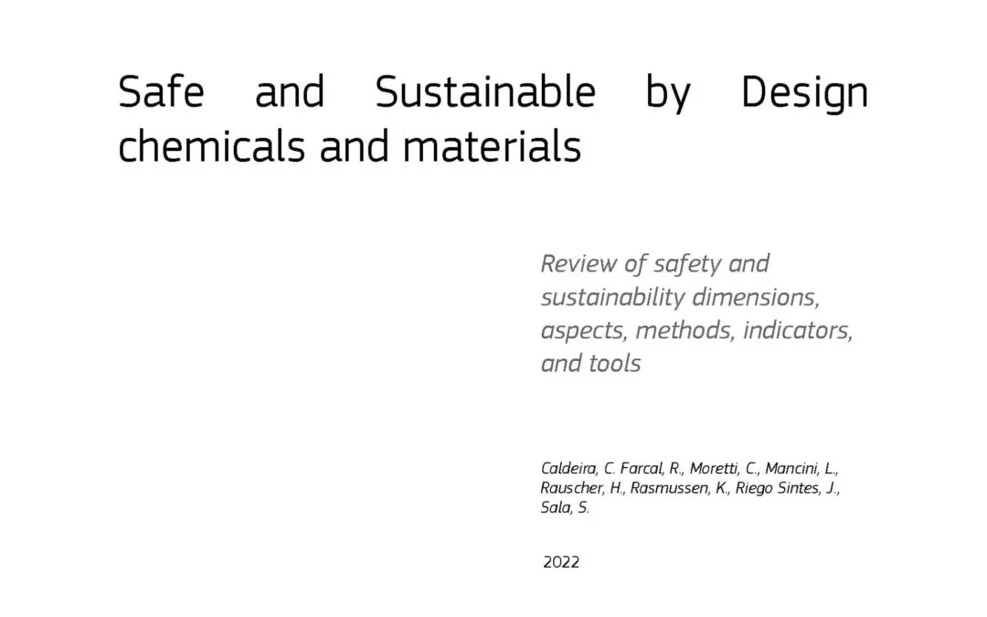 EU JRC reviews SSbD approaches