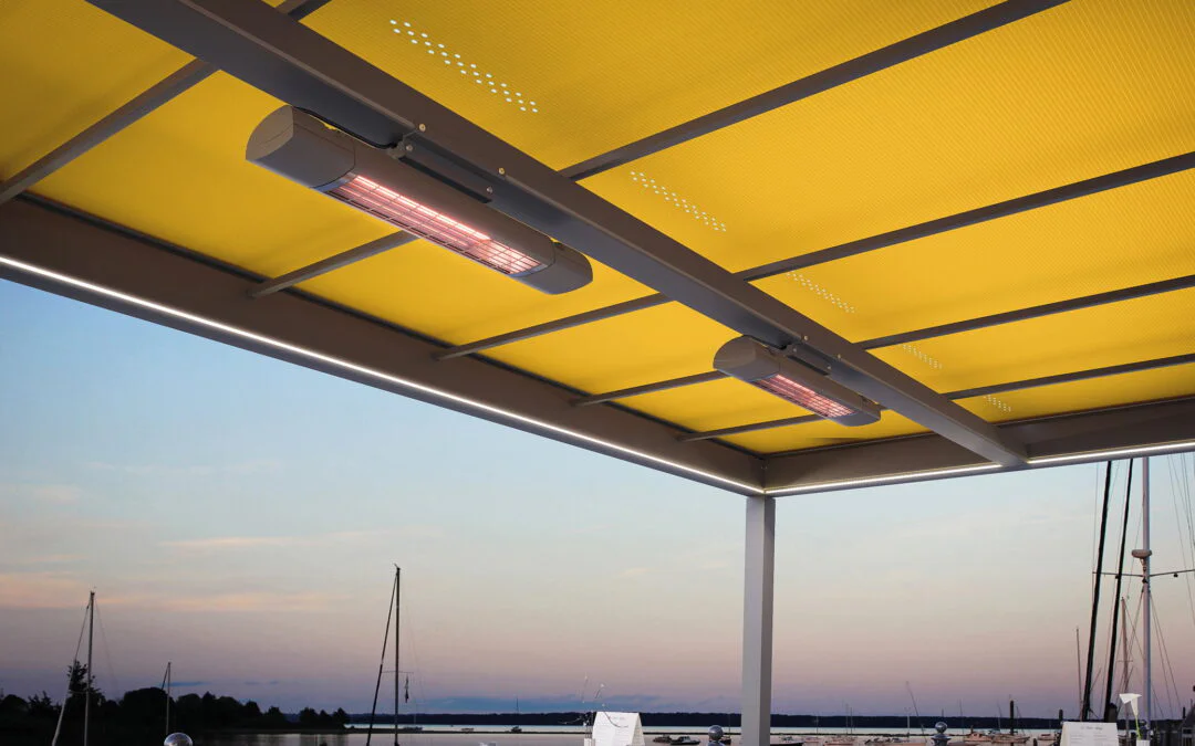 Fire safe waterproof sun-protection