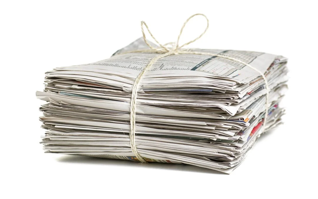 PIN FRs for recycled newspaper composite