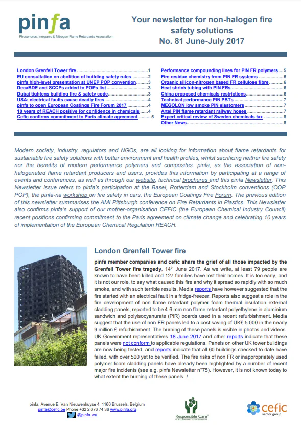 Pinfa Newsletter – Issue 81 – June/July 2017