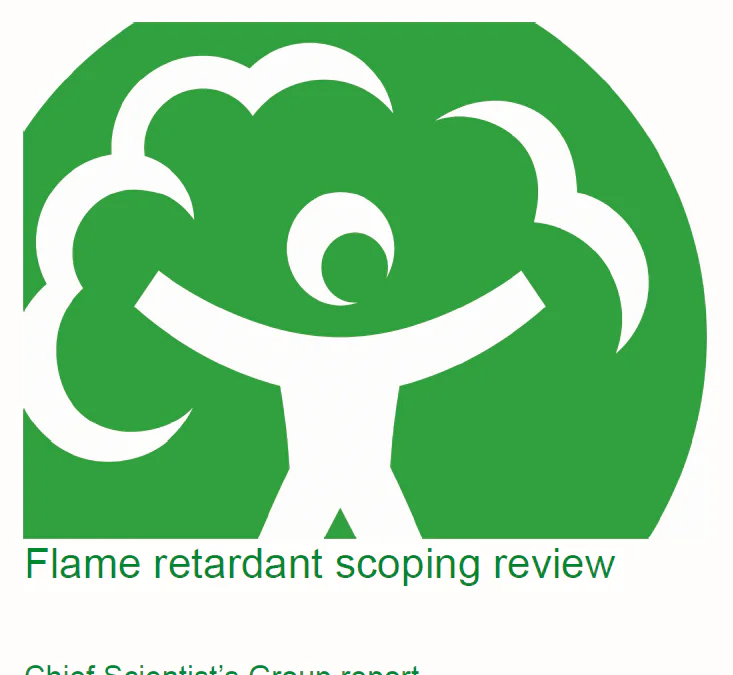 UK flame retardant scoping review