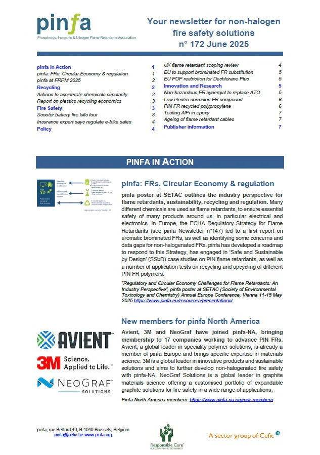 Pinfa Newsletter – Issue 172 – June 2025