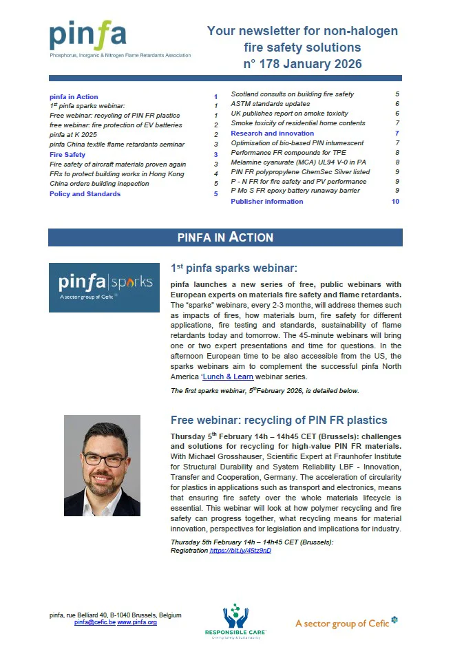 Pinfa Newsletter – Issue 178 – January 2026