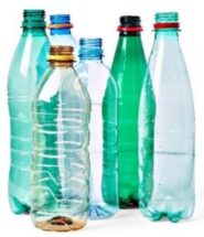 Recycled textiles with PIN fire safety