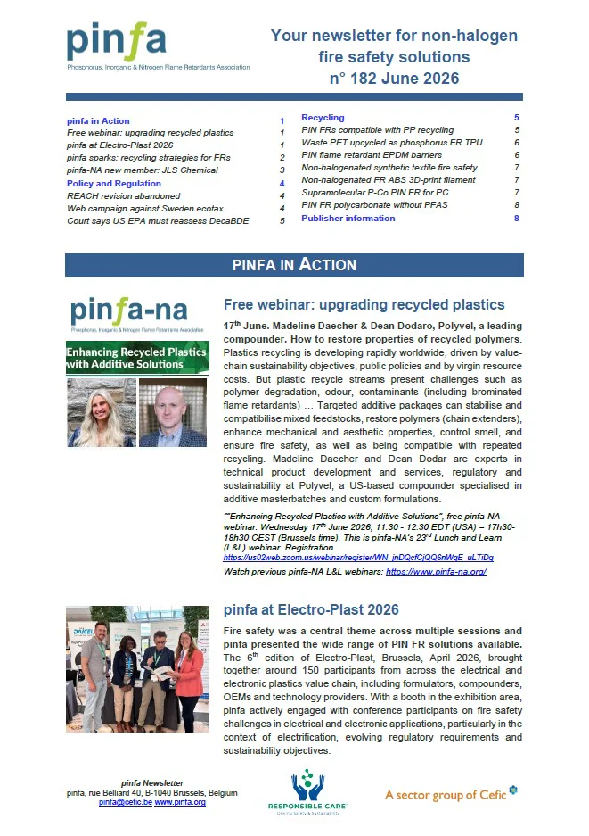 Pinfa Newsletter – Issue 182 – June 2026