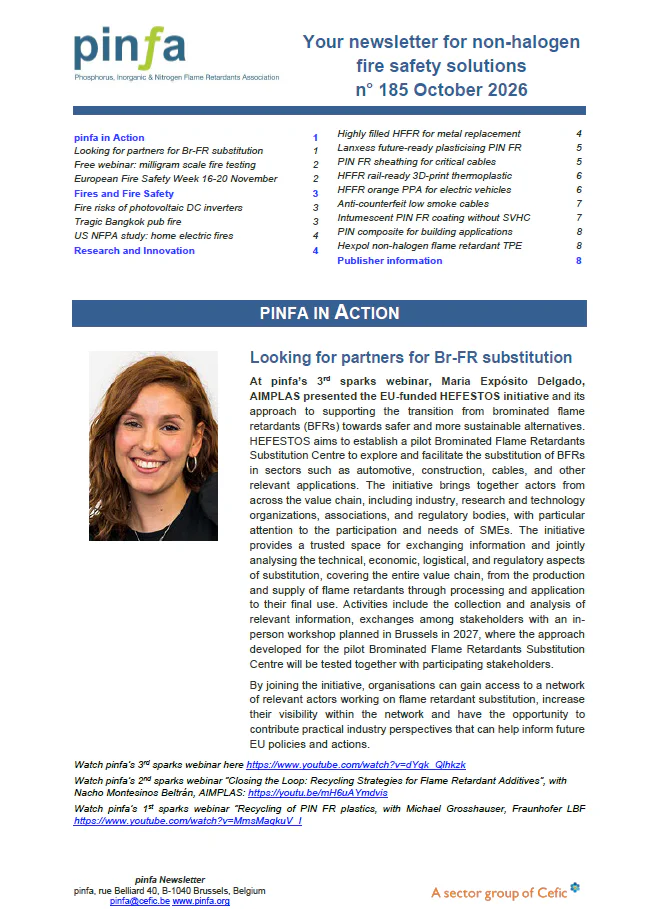 Pinfa Newsletter – Issue 185 – October 2026